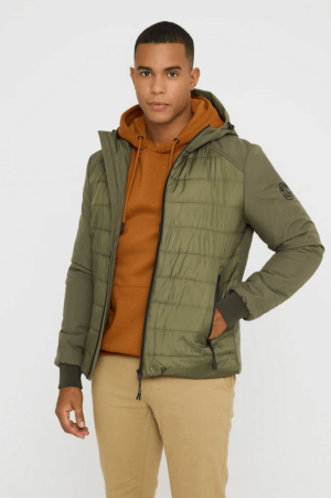 Grüne Übergangsjacke
